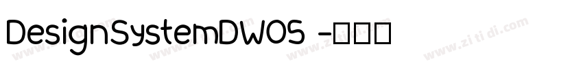 DesignSystemDW05 字体转换